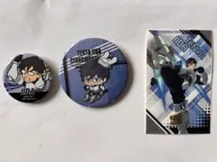 ヒロアカ　飯田天哉 缶バッジとシールセット