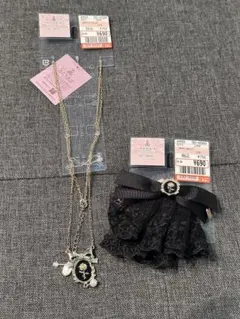 しまむら NINA'S 青木美沙子 m♡petit ネックレス＆ヘアクリップのサムネイル