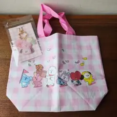 BT21 Spring Days アクリルキーリングとトートバッグ マンネライン