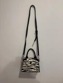 ZARAゼブラ柄ショルダーバッグ