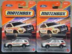 マッチボックス　2016　フォード　インターセプター　ユーティリティ　２台のサムネイル