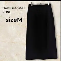 HONEYSUCKLE ROSE ストレッチ ロングタイトスカート ブラック M