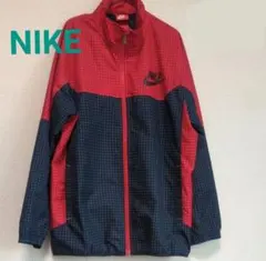 NIKE ウインドブレーカー　キッズMサイズ　レッド×ネイビー