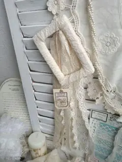 〜＊紅茶染めレース　レースフレームアレンジ＊〜