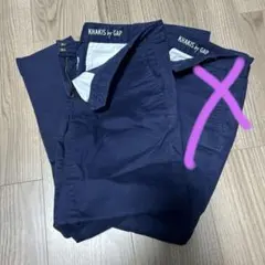 GAP KHAKIS パンツ 00 ネイビー