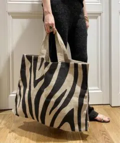 MAISON BENGAL Large CBC バッグ ゼブラ柄のサムネイル