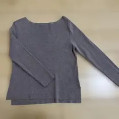 nano universe グレー ニット 長袖