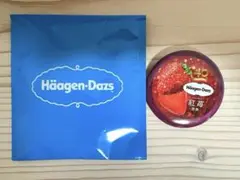 Häagen-Dazs ハーゲンダッツ　缶バッジ　紅苺 完熟　40周年記念