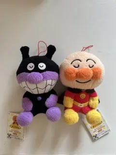 アンパンマンとバイキンマン ぬいぐるみセット