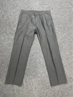F5-12 Calvin Klein スラックス グレー ヘリンボーン柄のサムネイル