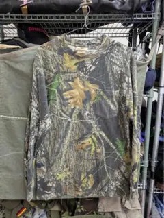 MOSSY OAK 長袖 ポケット付き カットソー 迷彩 M