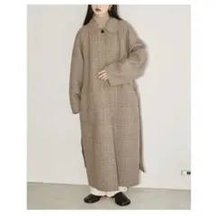 TODAYFUL ステンカラーチェックコート 38