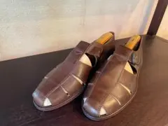 F.LLI Giacometti/FG166 グルカサンダル42 brown - メルカリ