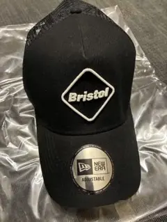 F.C.R.B. NEW ERA A-FRAME MESH CAP BLACK