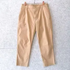 coen コーエン クロップド丈 テーパード チノパンツ アンクル L相当 男女のサムネイル