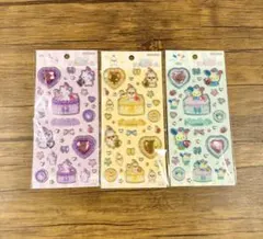 サンリオ　キラキラジュエルシールセット 3シート
