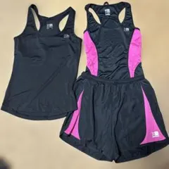 Karrimor フィットネスタンクトップ 、ランニングショートパンツ3点セット