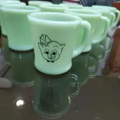 fire king ファイヤーキング キディミールタイム　オールドストック キディミールタイム プレート 1956年頃～1960年代初頭製造 Fire