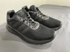 アディダス adidas ブラック スニーカー 23.5cm 軽量