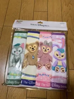 ダッフィー＆フレンズ　ミニタオル4枚セット