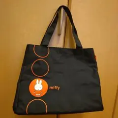 ミッフィー トートバッグ 大容量 黒