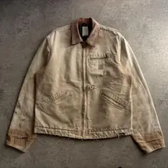 00's■USA製■カーハート【XL】デトロイトジャケット 鬼フェード 襤褸