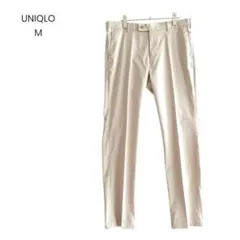 【UNIQLO】パンツ オフィス ベージュ スリムフィット カジュアル 1192