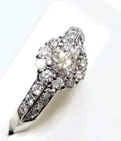 E626 シチズンジュエリー プラネット ダイヤモンド Pt900 リング E626 シチズンジュエリー プラネット ダイヤモンド Pt900 リング