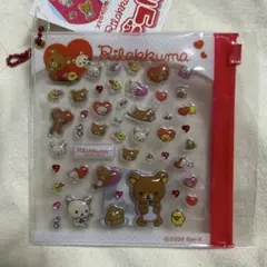 新品タグ付き リラックマ デコぱーつ シールタイプ デコパーツ ぷっくりシール
