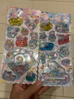 【正規品】かおり付き ぷくぷく あわわちゃん ウォーターインシール　×2