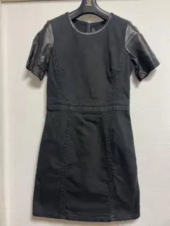 MARC BY MARC JACOBS 半袖ミニワンピース 2 ブラック