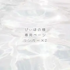 ぴぃほの様 専用ページ ୨୧