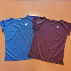 YONEXレディースゲームシャツ色違い２枚セット