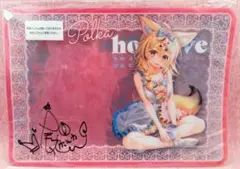 ホロライブ「尾丸ポルカ 複製サイン入り ビジュアルマット」