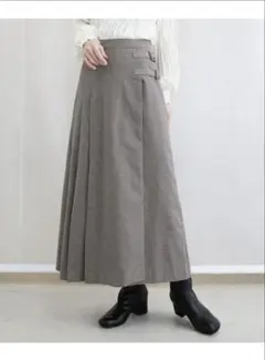 BEAMS HEART サイドベルト チェックスカートのサムネイル