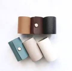 レザー タイトポニー 牛革 ヘアカフ