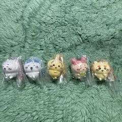 ちいかわ　ビスケットキーホルダー5個セット
