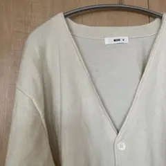 WEGO アイボリー カーディガン スクールカーディガン 制服コーデ アイボリー