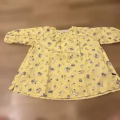 quoti use fith 花柄ワンピース イエロー Sのサムネイル
