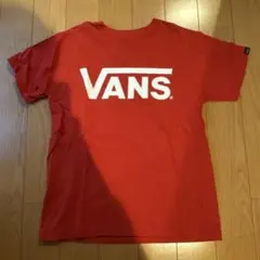 VANS ロゴプリント Tシャツ レッドのサムネイル