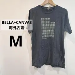 BELLA+CANVAS ダークグレー Tシャツ M 半袖　海外古着