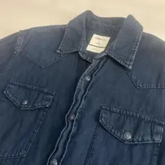 Gap 1969 ダークブルー デニムシャツ