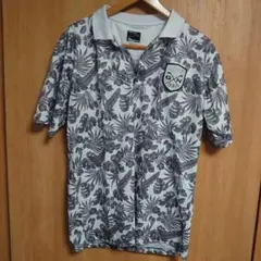 ゴルフ　花柄　シャツ　XL　グレッグ・ノーマン　お洒落ウェア
