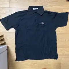 【即購入ok・メンズM】フィラ 半袖ポロシャツ 黒FILA 速乾のサムネイル