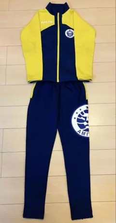 Amitie アミティエ ジャージ サッカーウェア 上下セット　青／黄　JL