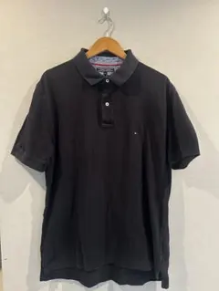 TOMMY HILFIGER ポロシャツ ブラック