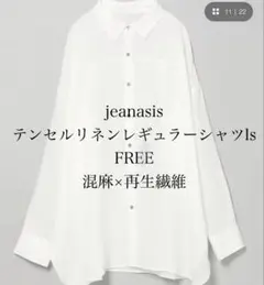 【本日限定値下げ】jeanasis テンセルリネンレギュラーシャツLS FREEのサムネイル