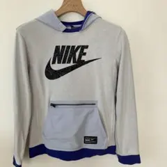 Nike フード付きパーカー Lサイズ グレー/ブルー