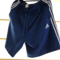 adidas 青 ハーフパンツ 2XL