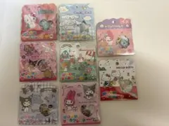 サンリオ　シールフレーク　おはじきシール　8個セット